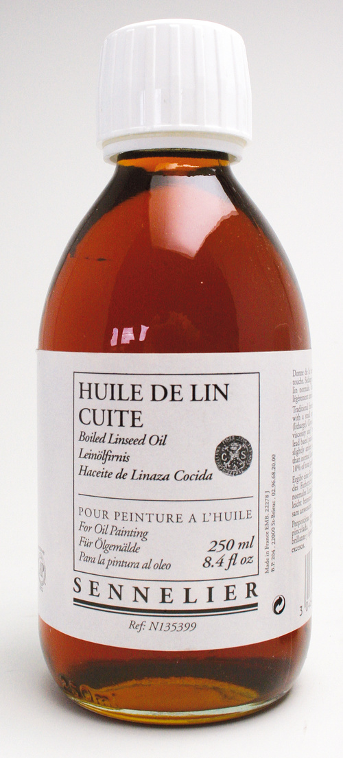 Huile de lin cuite