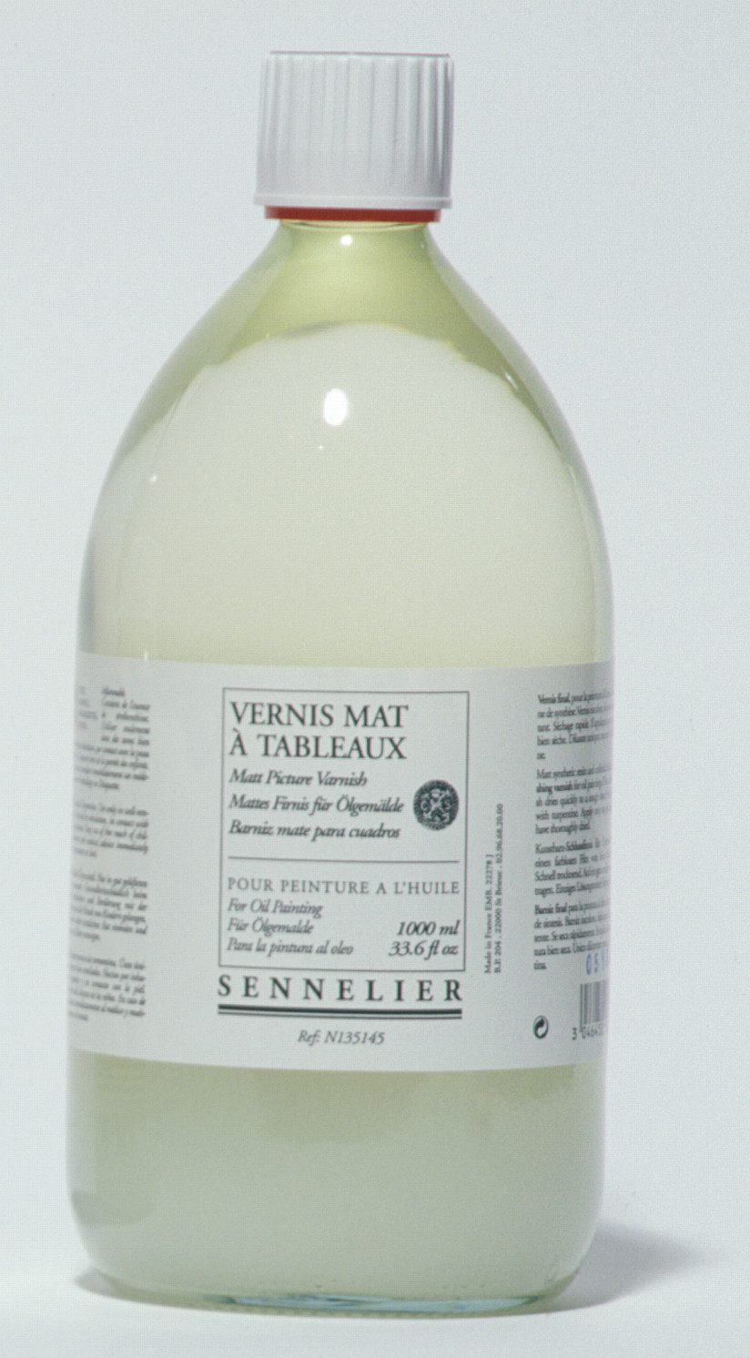 Vernis brillant à tableaux - Peinture à l'huile - Sennelier - 75ml